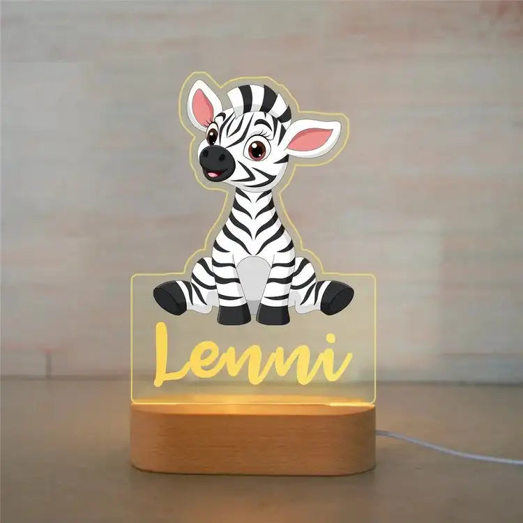 Lampe de Nuit Personnalisée pour Enfant : Luminosité Douce et Atmosphère Apaisante