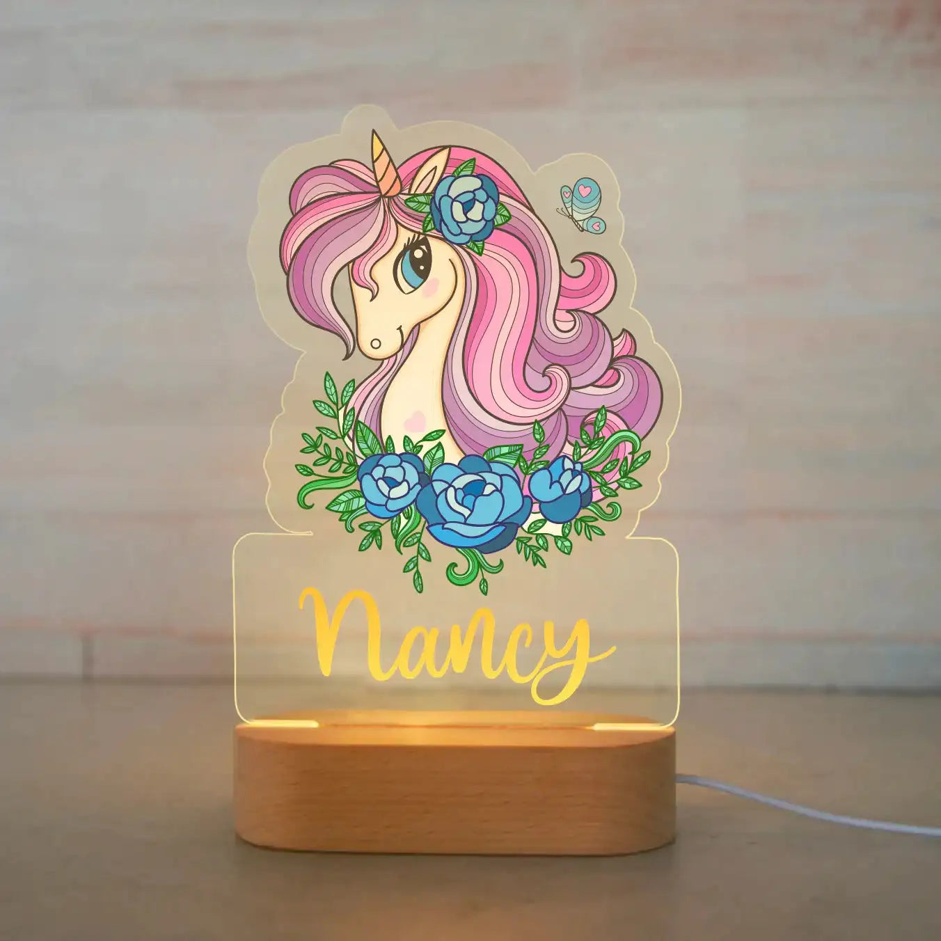 Lampe de Nuit Personnalisée pour Enfant : Luminosité Douce et Atmosphère Apaisante