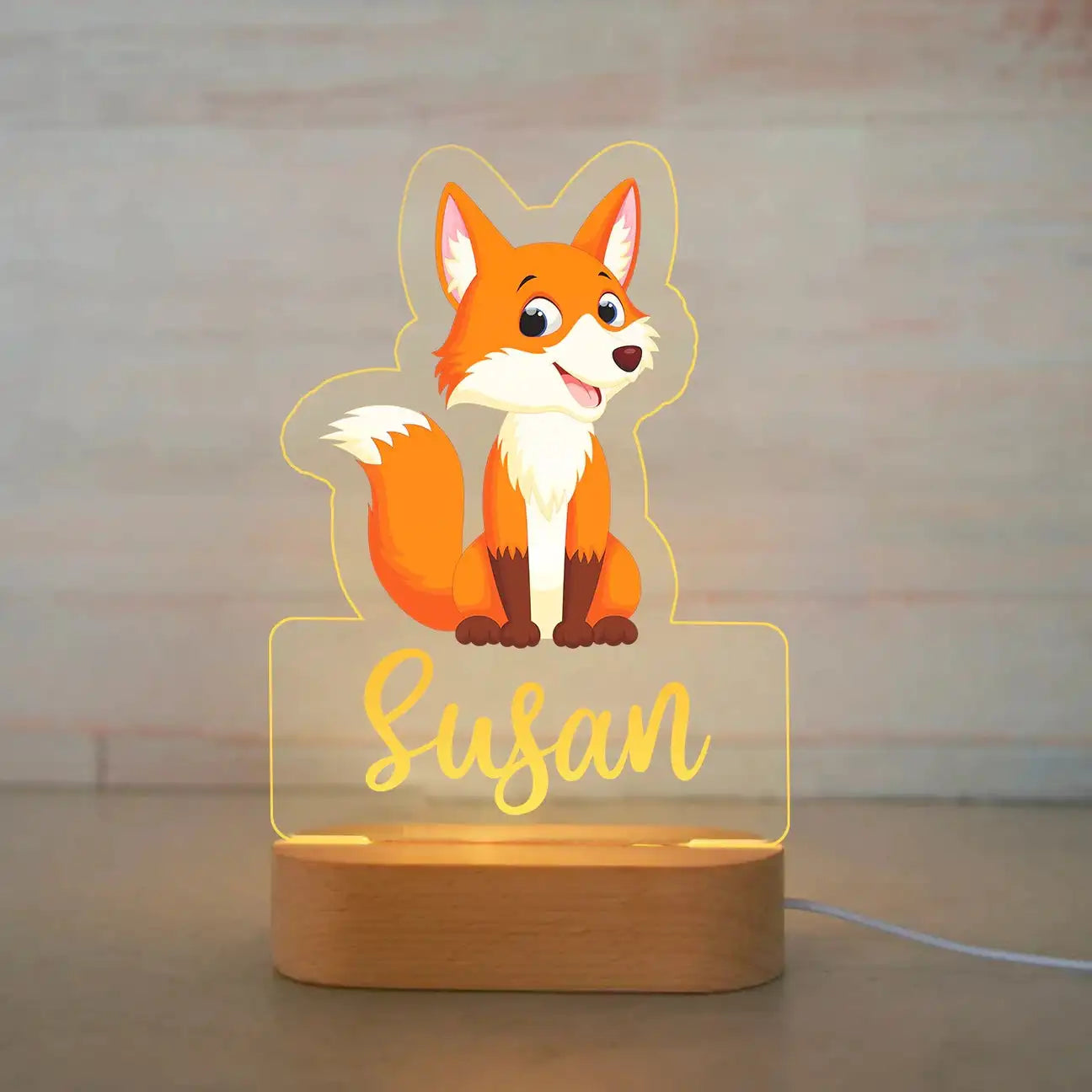 Lampe de Nuit Personnalisée pour Enfant : Luminosité Douce et Atmosphère Apaisante