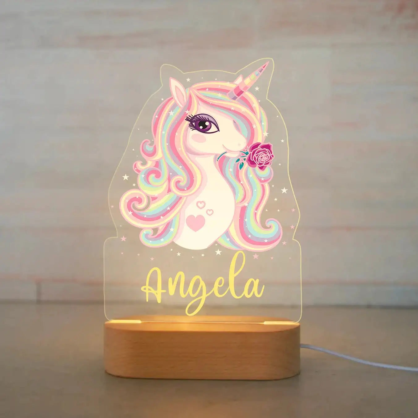 Lampe de Nuit Personnalisée pour Enfant : Luminosité Douce et Atmosphère Apaisante