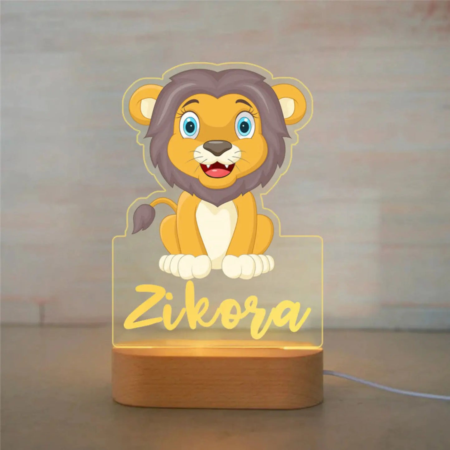 Lampe de Nuit Personnalisée pour Enfant : Luminosité Douce et Atmosphère Apaisante