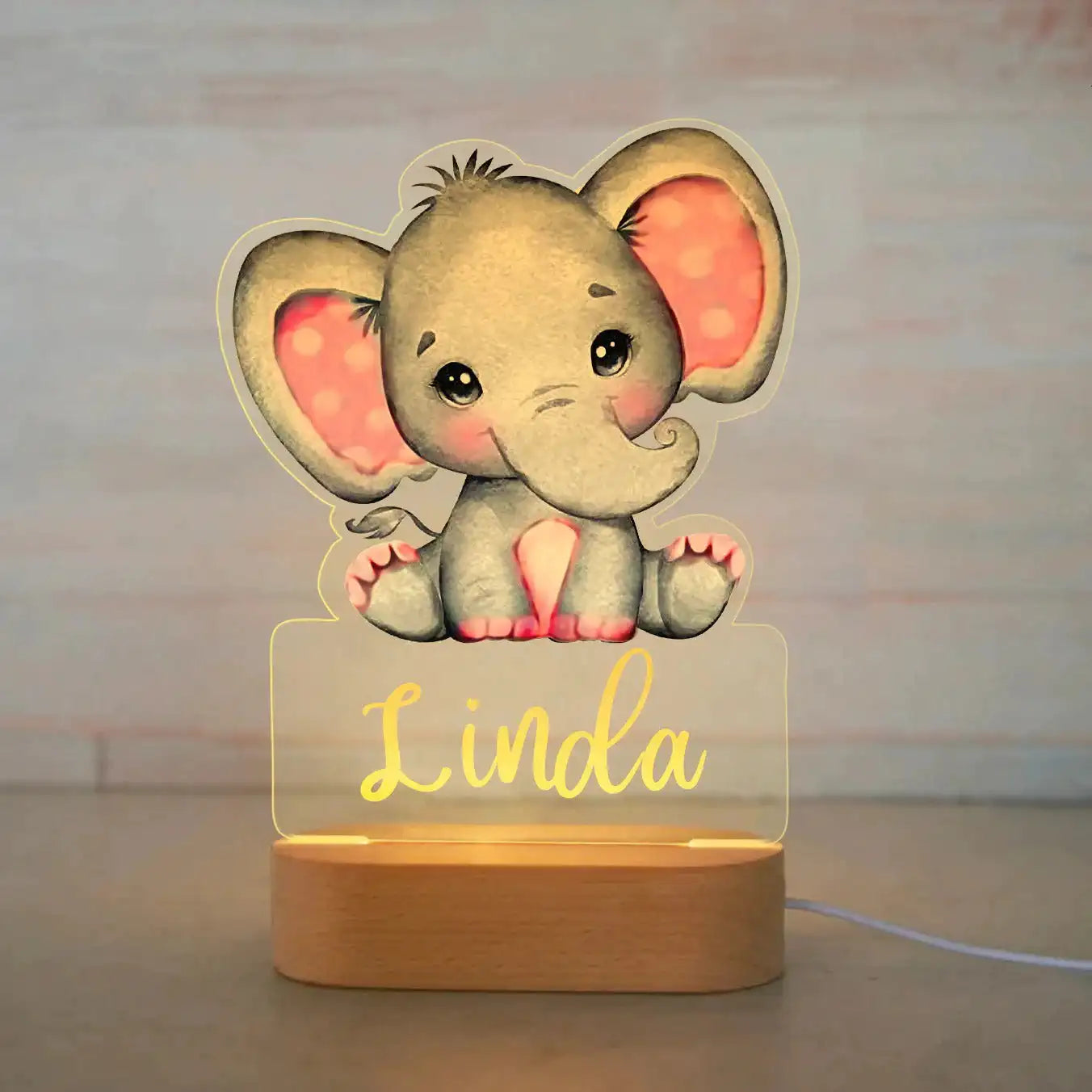 Lampe de Nuit Personnalisée pour Enfant : Luminosité Douce et Atmosphère Apaisante