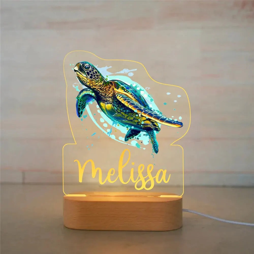 Lampe de Nuit Personnalisée pour Enfant : Luminosité Douce et Atmosphère Apaisante