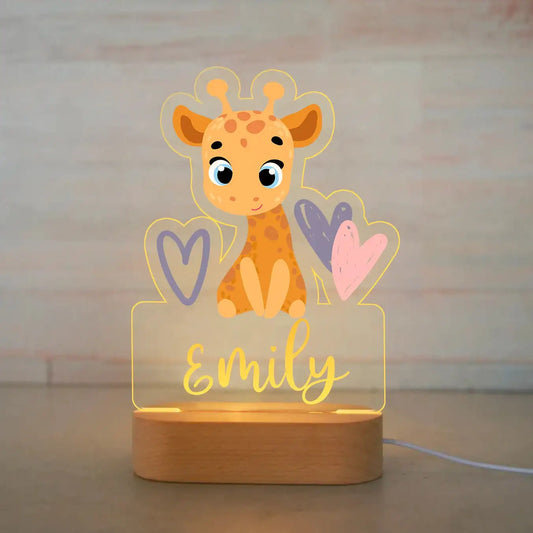Lampe de Nuit Personnalisée pour Enfant : Luminosité Douce et Atmosphère Apaisante